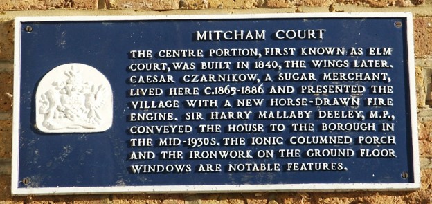 Mitcham Court blue place