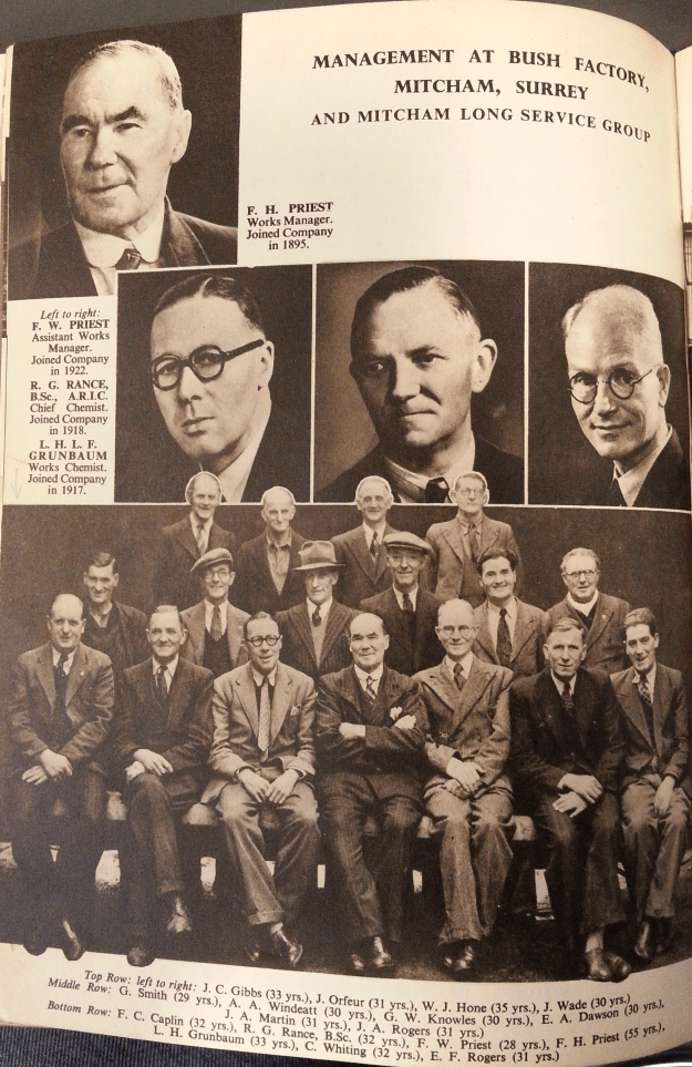 1951 Mitcham Factory Management