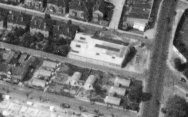 1950 aerial view