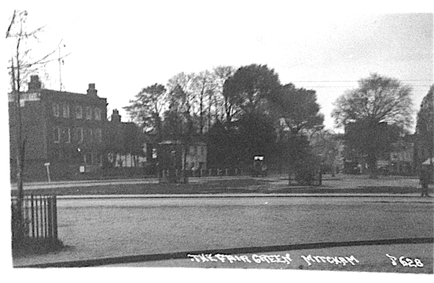 undated photo of the Fair Green shows Durham House on the left