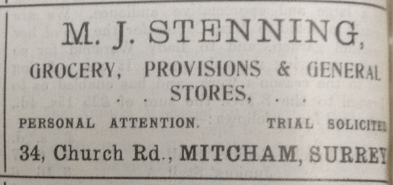 July 1924 ad in Parish Church Magazine