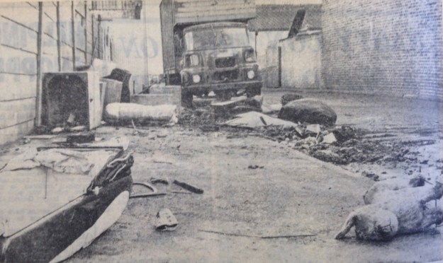 The view from the houses in Chapel Road