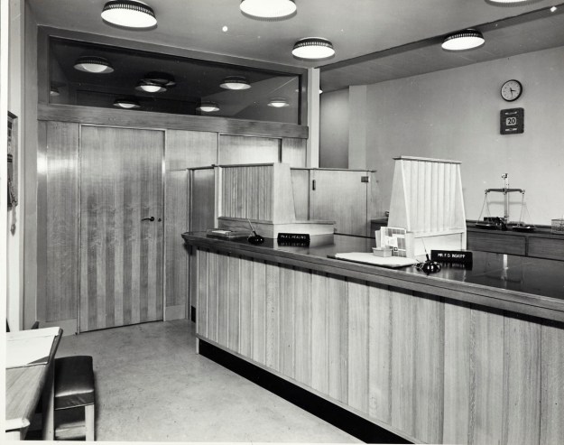 Interior of 6 Fair Green Parade. Courtesy of Barclays Group Archives.